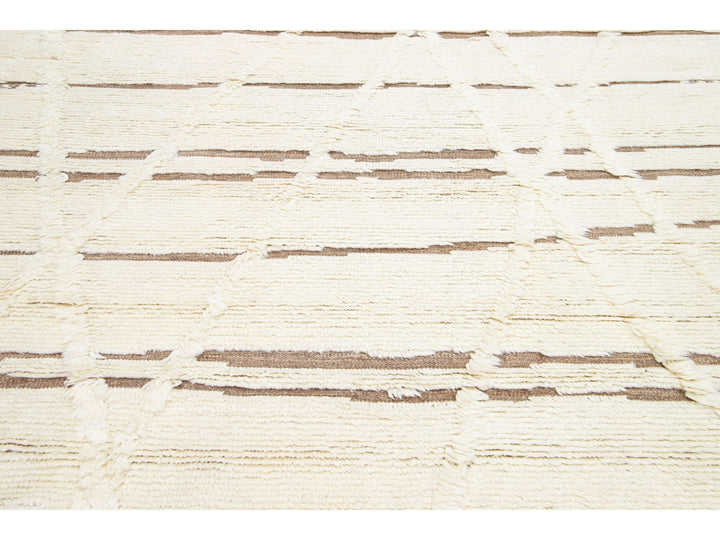 Modern Moroccan Wool Rug 8 X 10