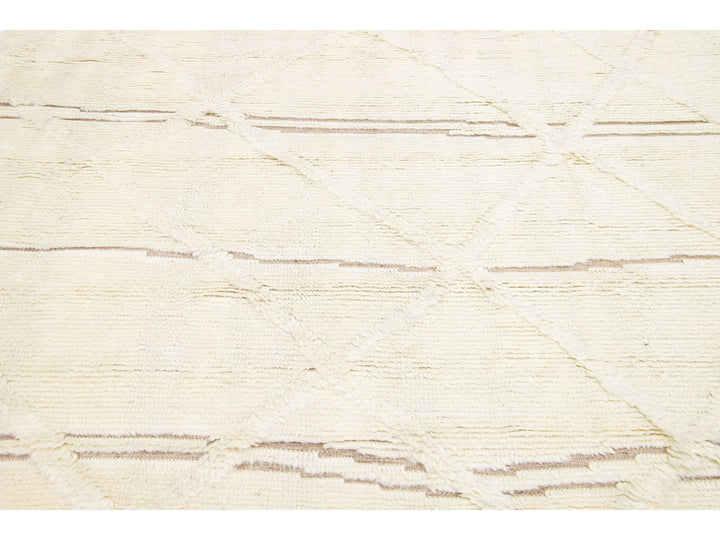 Modern Moroccan Wool Rug 8 X 10