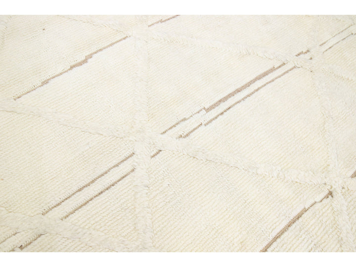 Modern Moroccan Wool Rug 8 X 10