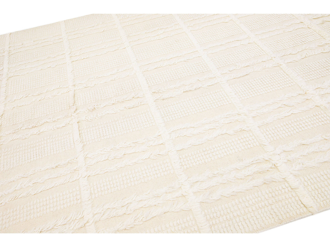 Modern Moroccan Wool Rug 8 X 10