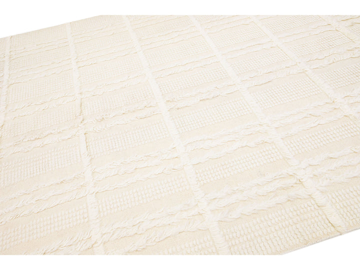 Modern Moroccan Wool Rug 8 X 10