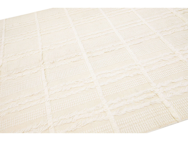 Modern Moroccan Wool Rug 8 X 10
