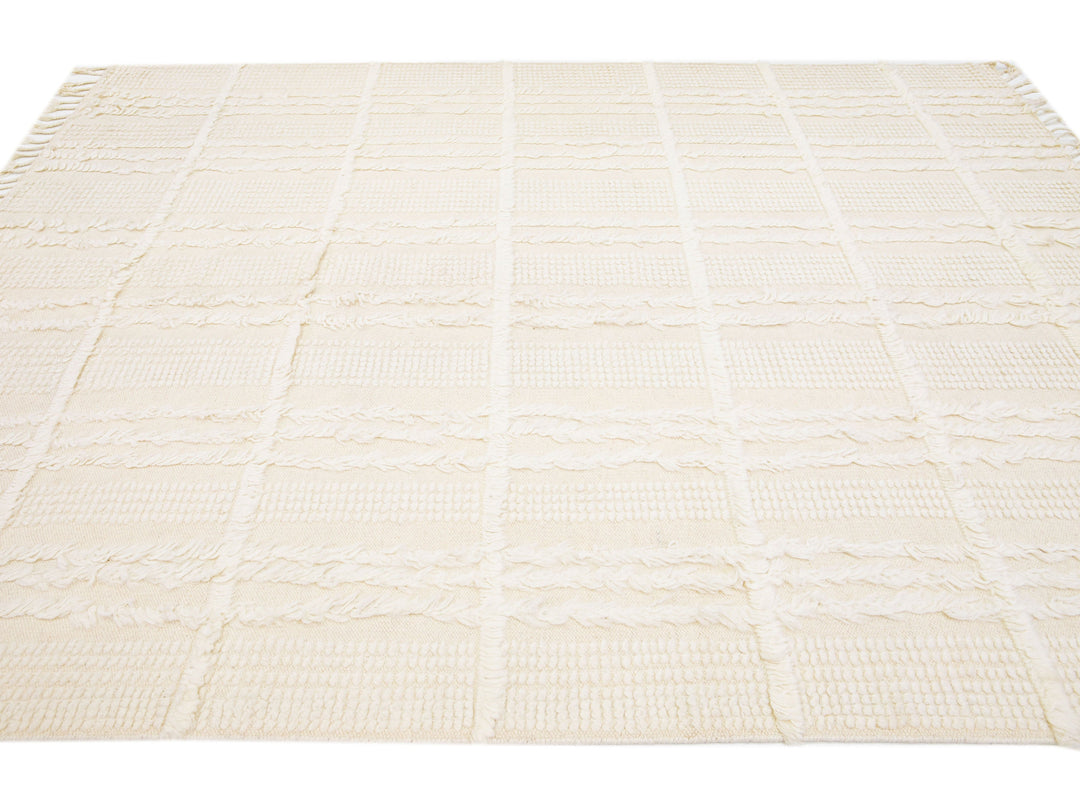 Modern Moroccan Wool Rug 8 X 10