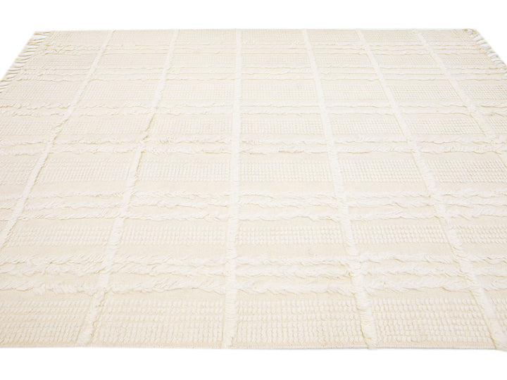 Modern Moroccan Wool Rug 8 X 10