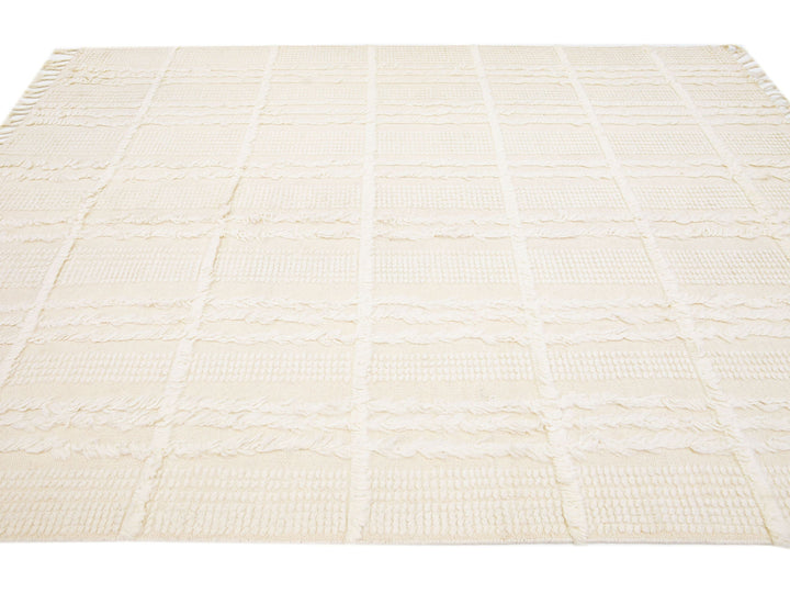 Modern Moroccan Wool Rug 8 X 10