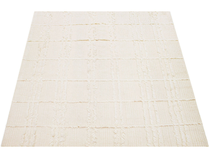 Modern Moroccan Wool Rug 8 X 10