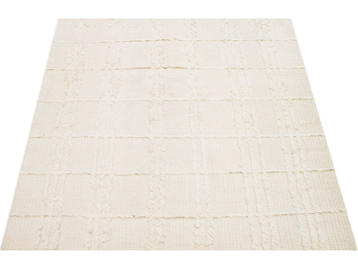 Modern Moroccan Wool Rug 8 X 10