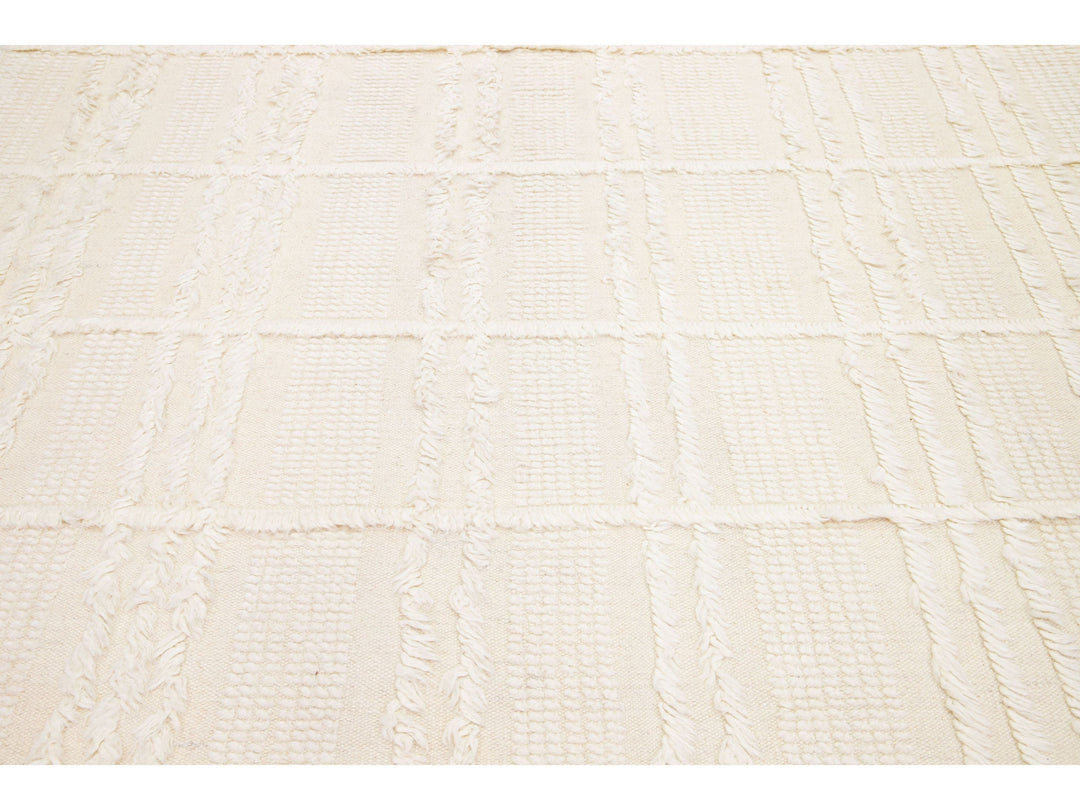 Modern Moroccan Wool Rug 8 X 10