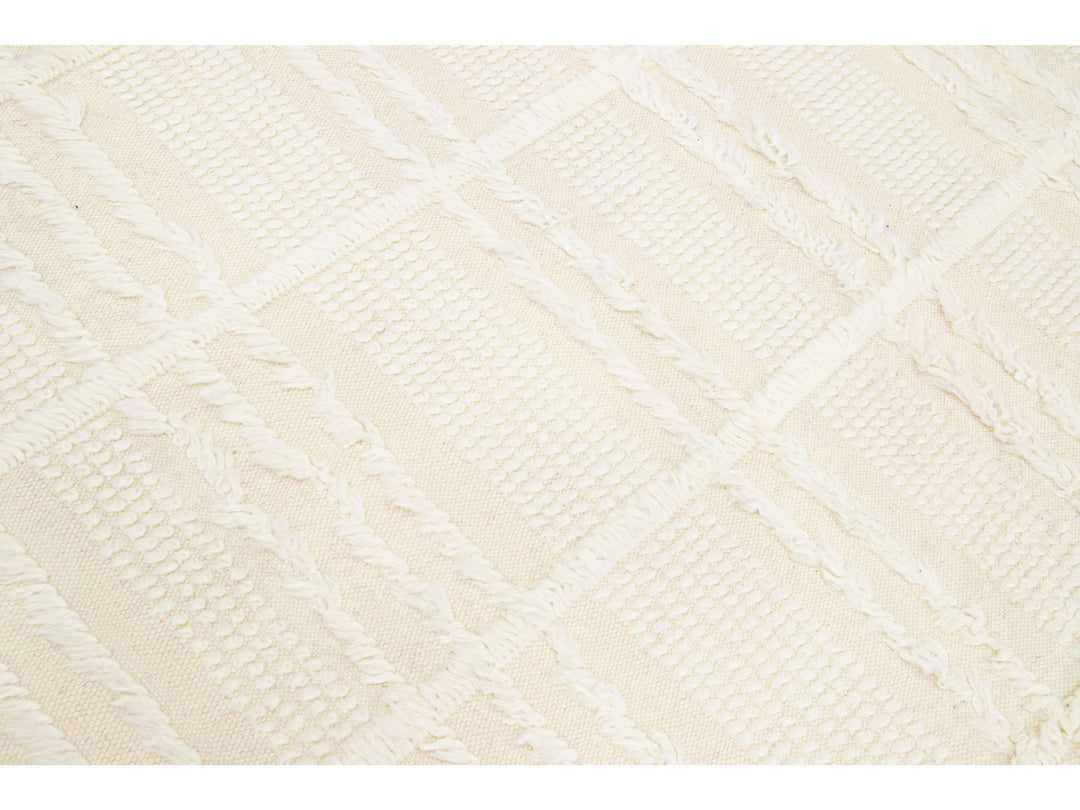 Modern Moroccan Wool Rug 8 X 10