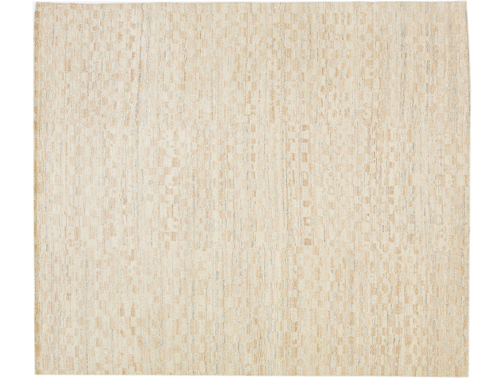 Modern Moroccan Wool Rug 8 X 10