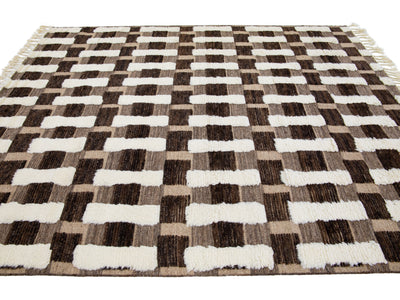 Modern Moroccan Wool Rug 8 X 10