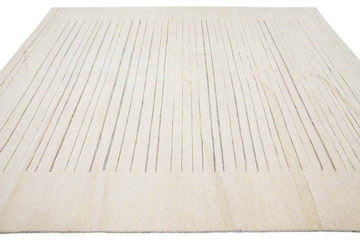 Modern Moroccan Wool Rug 8 X 10