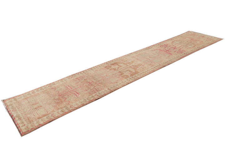 Mid 20th Century Vintage Anatolian Runner Rug, 3 x 15