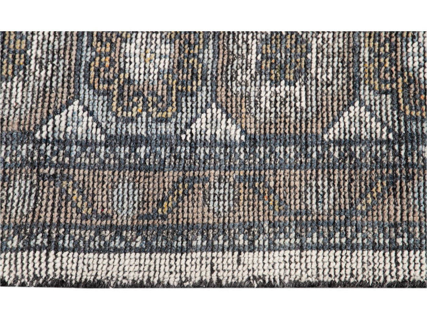 Contemporary Soumak Style Wool Rug
