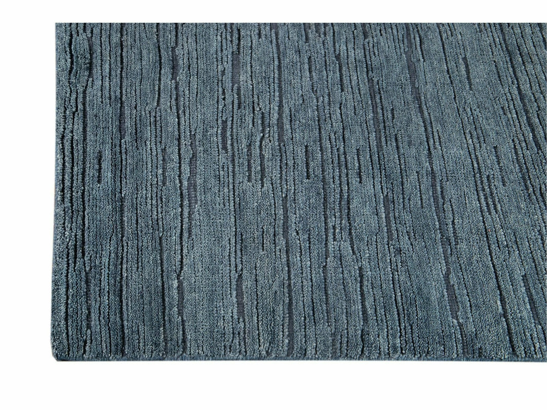 Modern Textured Wool Rug 12 X 15