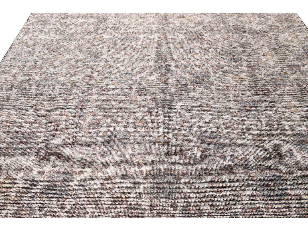 Contemporary Soumak Style Wool Rug 8 X 10
