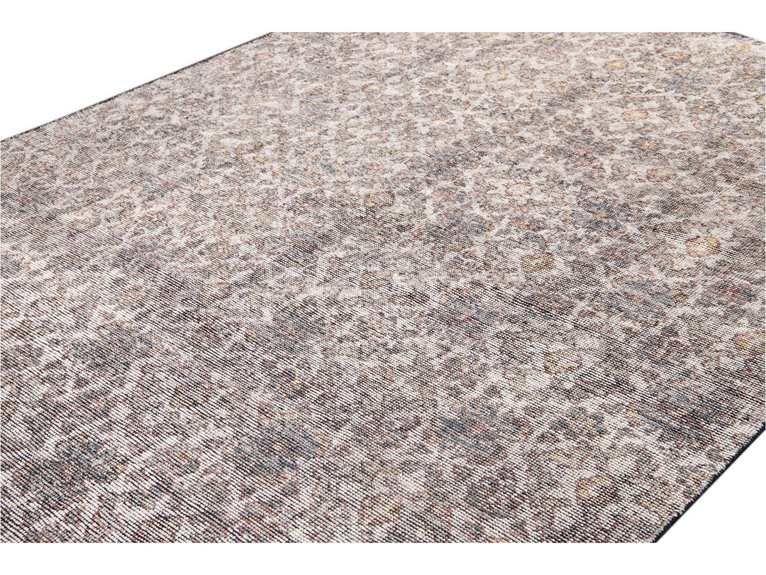Contemporary Soumak Style Wool Rug 8 X 10