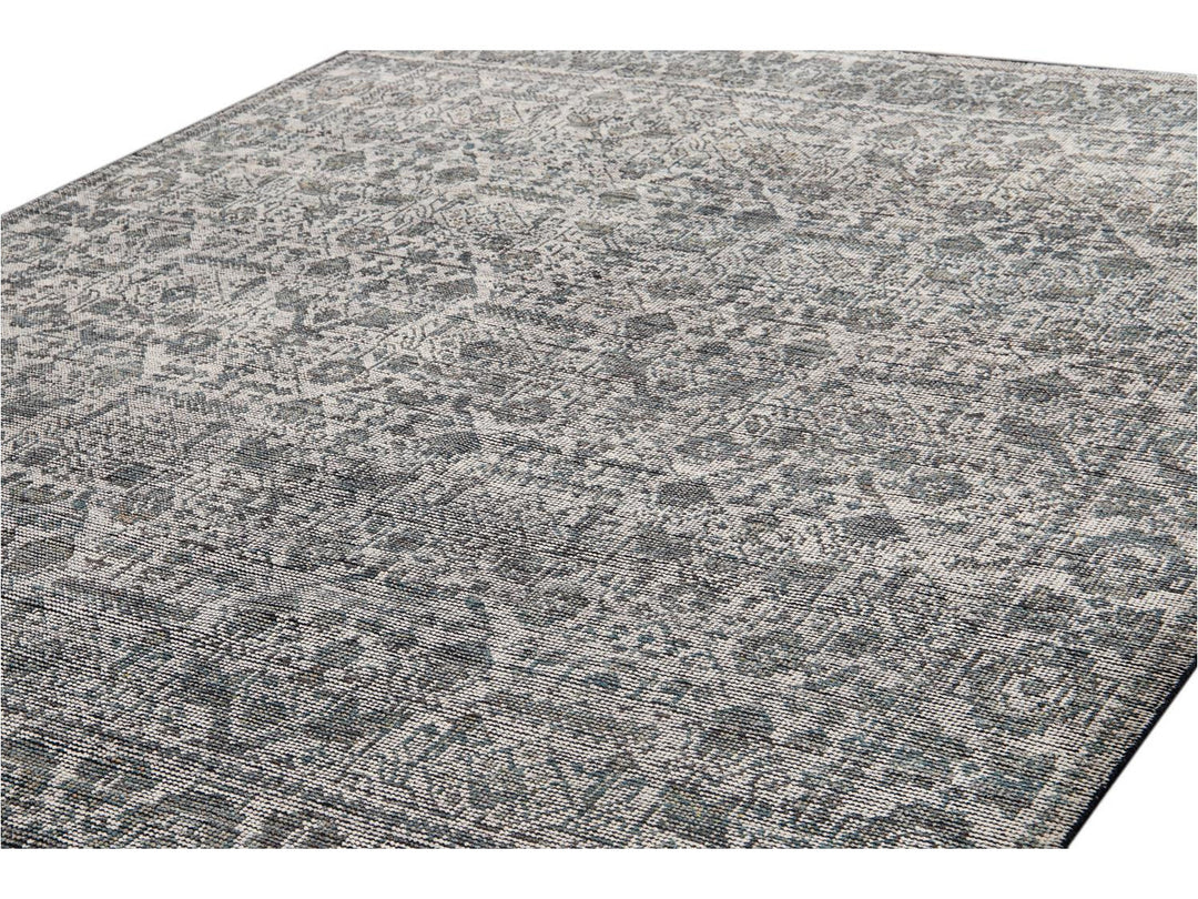 Contemporary Soumak Style Wool Rug 8 X 10