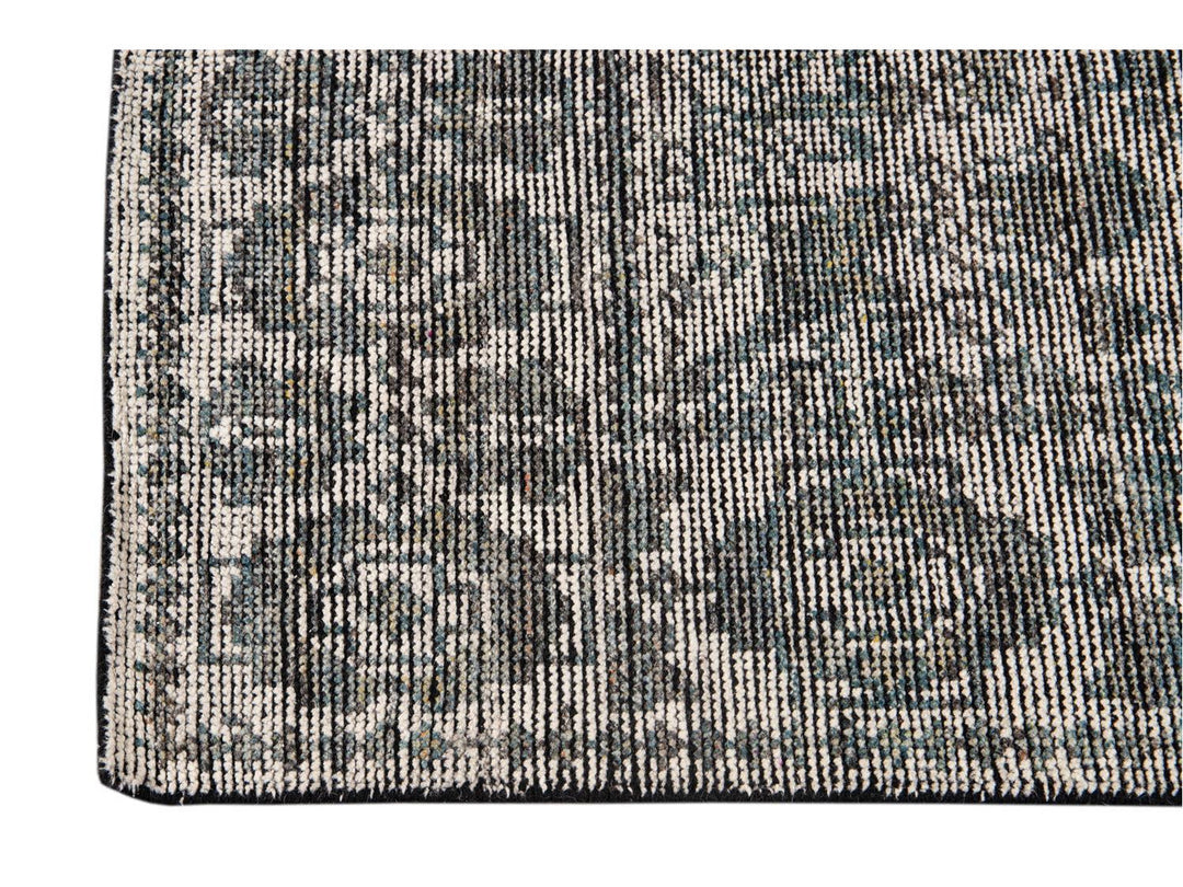 Contemporary Soumak Style Wool Rug 8 X 10