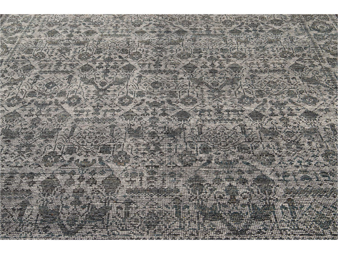 Contemporary Soumak Style Wool Rug 8 X 10