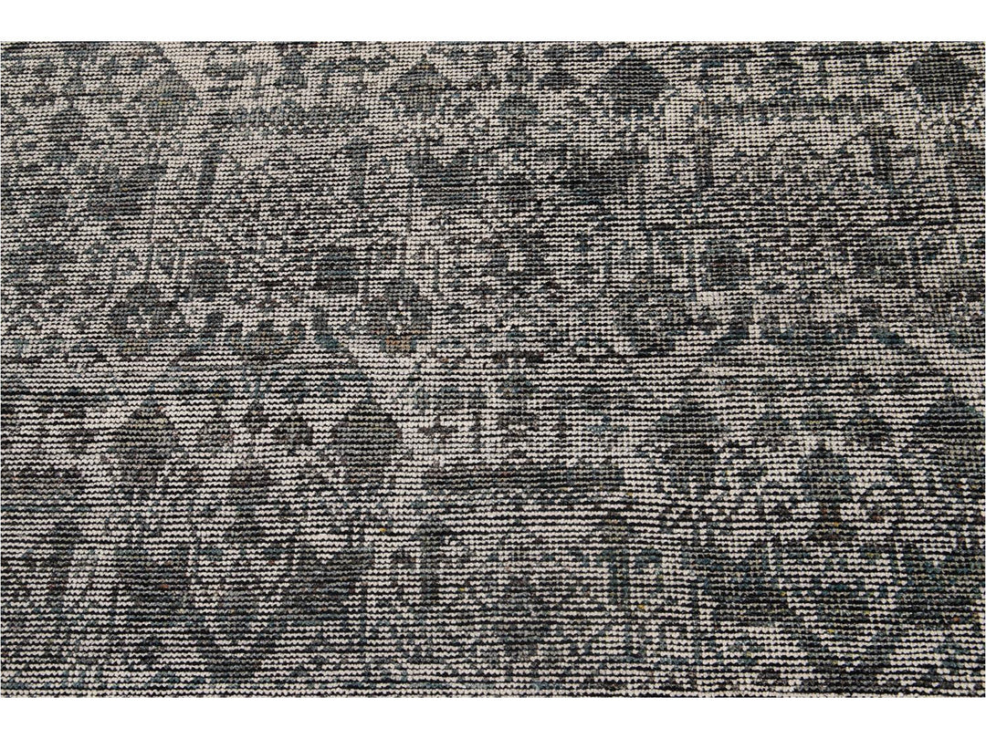 Contemporary Soumak Style Wool Rug 8 X 10