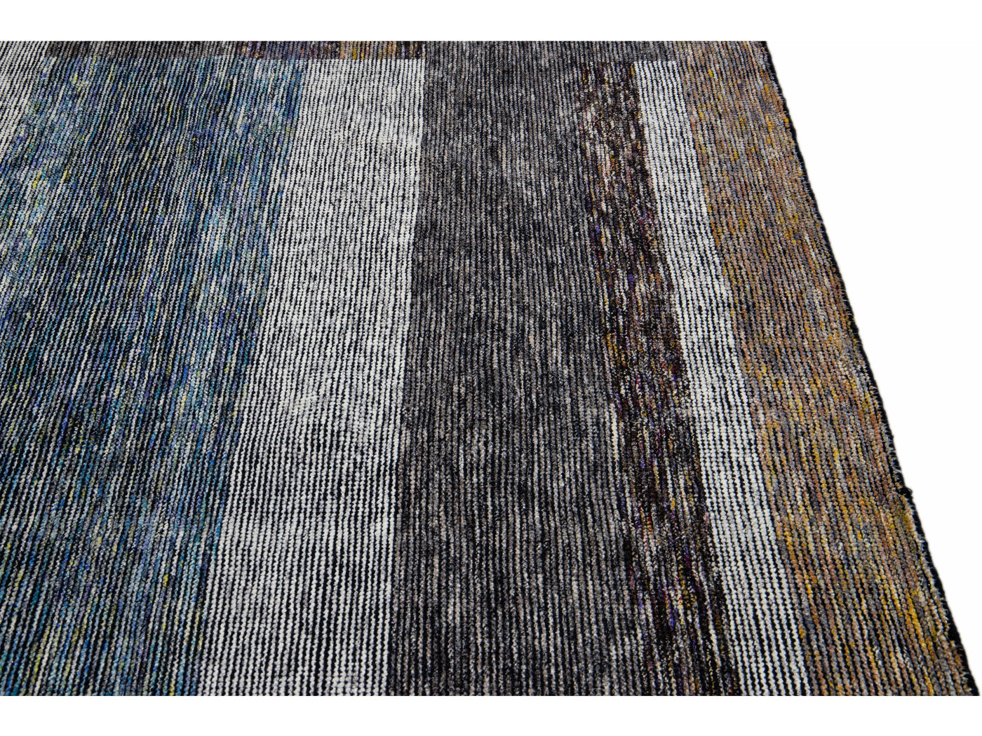 Modern Abstract Wool Rug 9 X 12