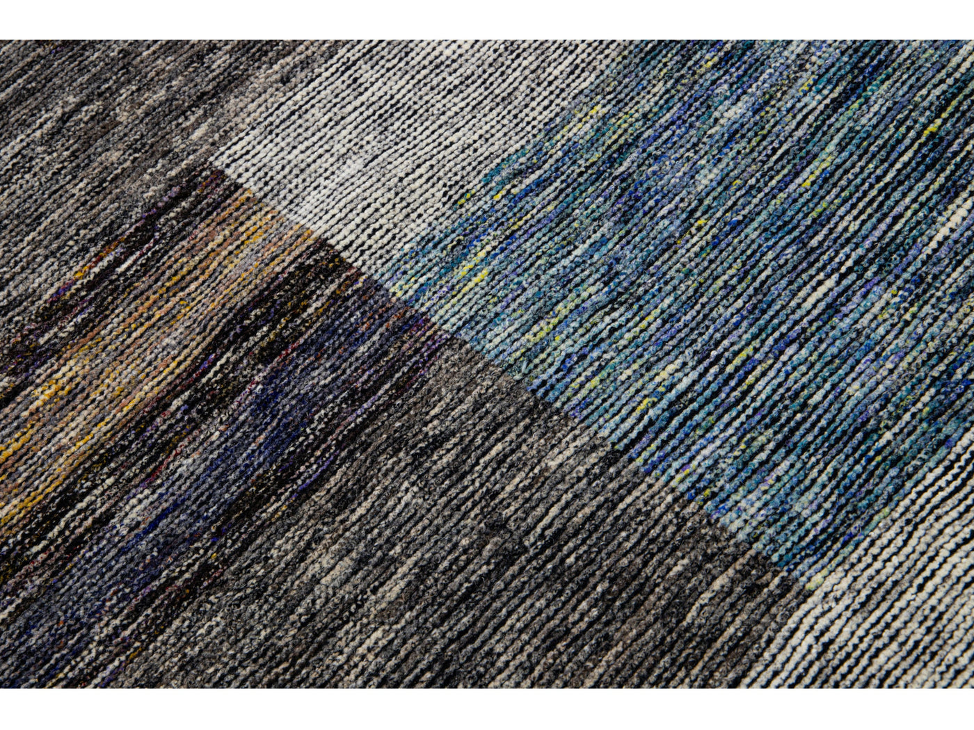 Modern Abstract Wool Rug 9 X 12