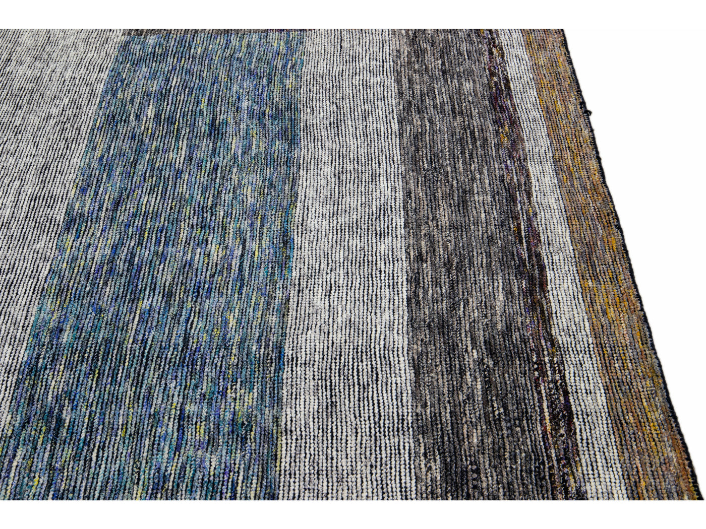 Modern Abstract Wool Rug 9 X 12