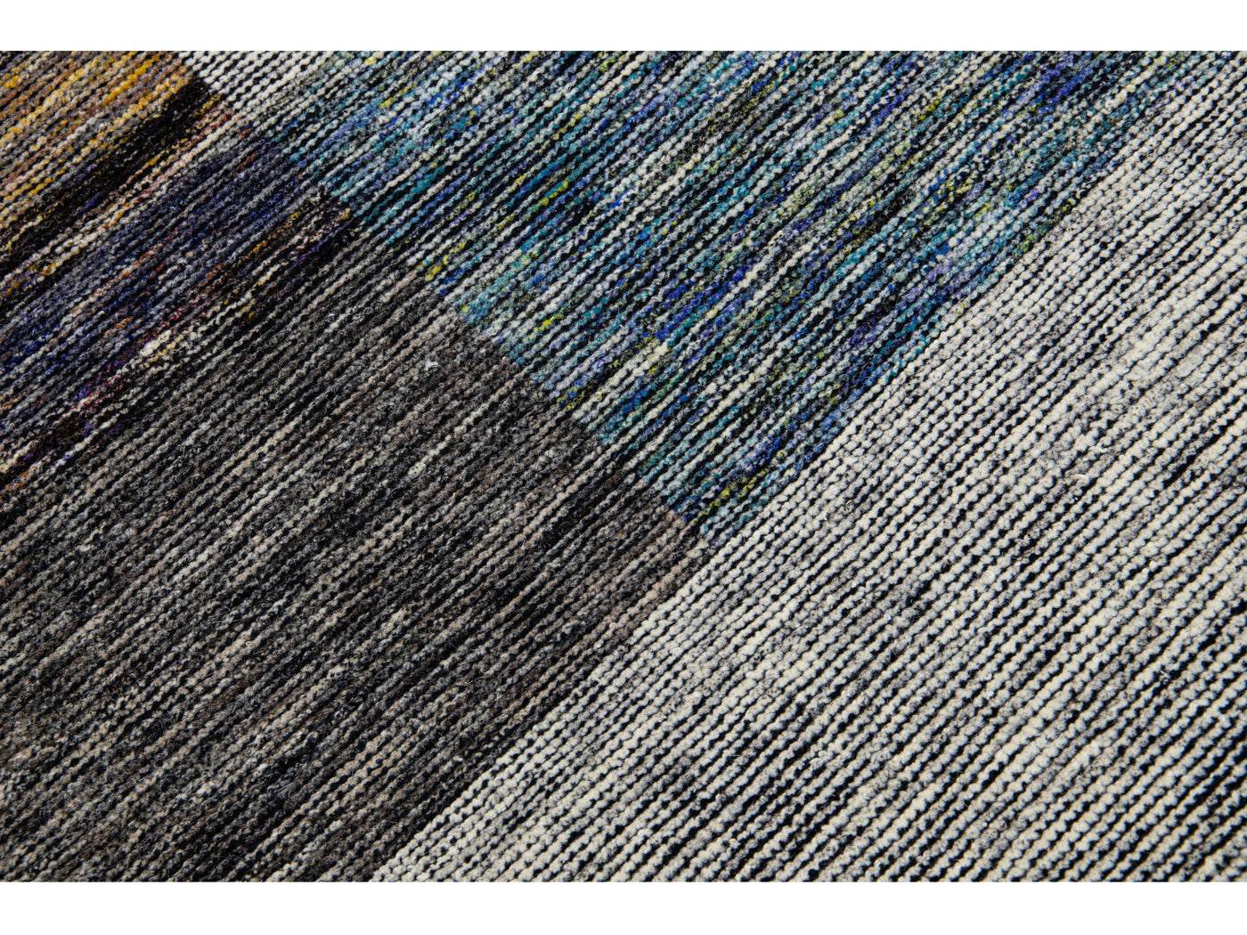 Modern Abstract Wool Rug 9 X 12
