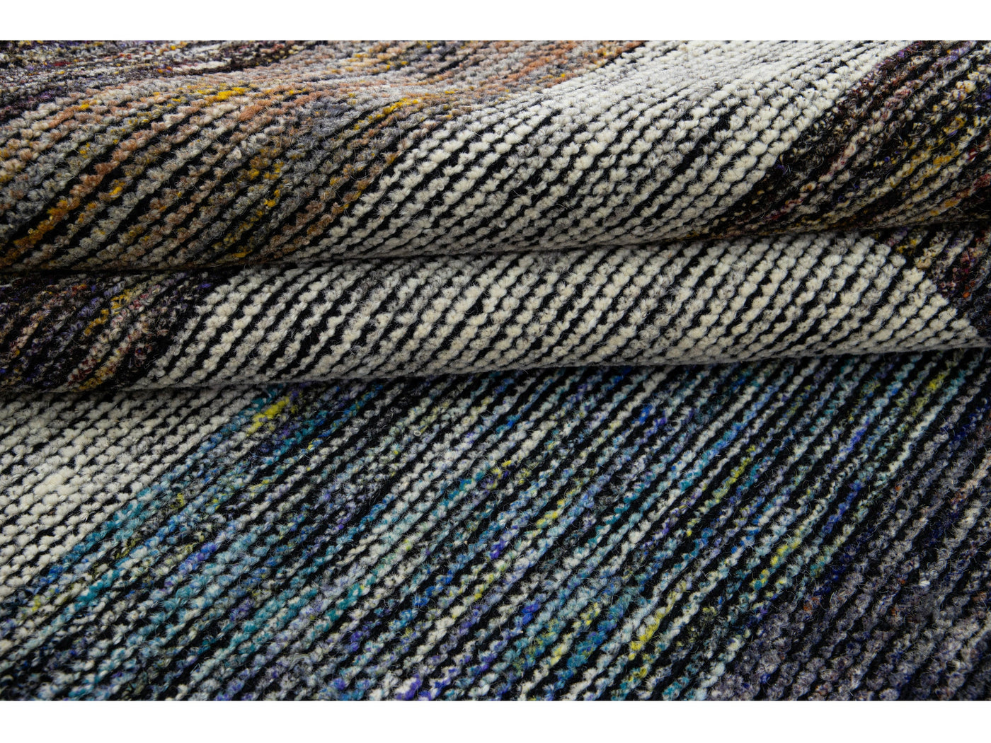 Modern Abstract Wool Rug 9 X 12