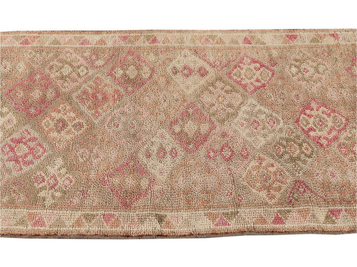Early 20th Century  Anatolian Village Runner Rug 3' x 11'