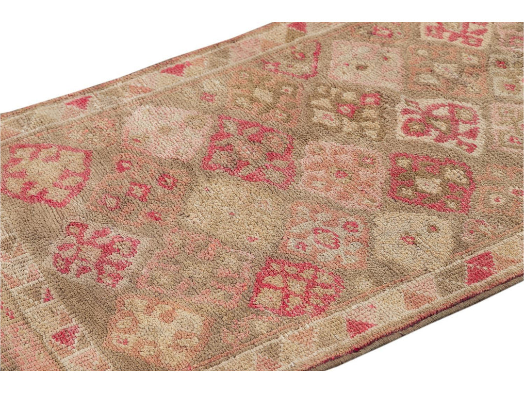 Early 20th Century  Anatolian Village Runner Rug 3' x 11'