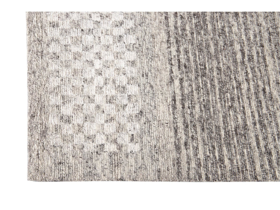 Contemporary Textured Loop Wool Rug 12 X 15