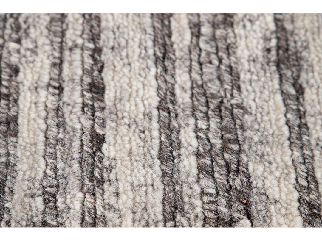 Contemporary Textured Loop Wool Rug 12 X 15
