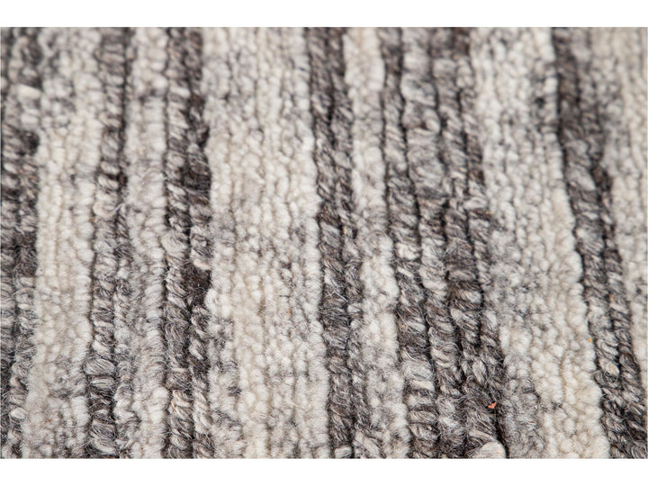 Contemporary Textured Loop Wool Rug 12 X 15