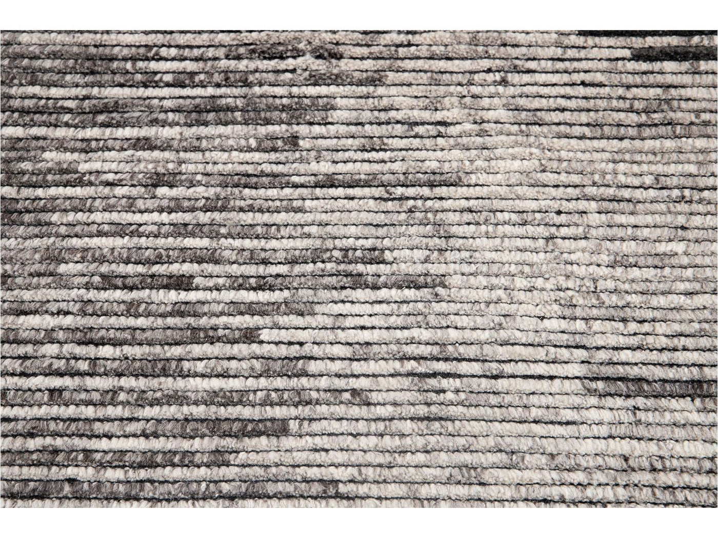 Contemporary Textured Ribbed Wool Rug 12 X 15