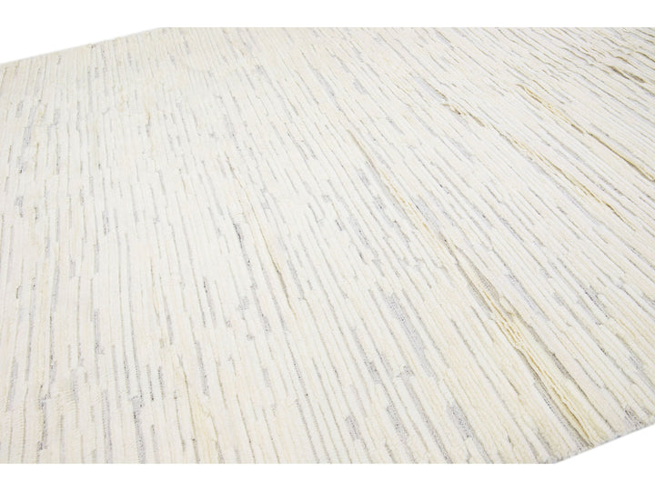 Modern Moroccan Style Wool Rug 10 X 14