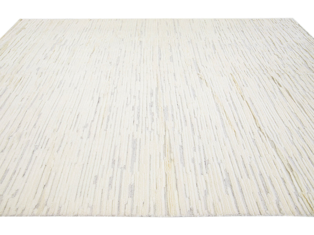 Modern Moroccan Style Wool Rug 10 X 14