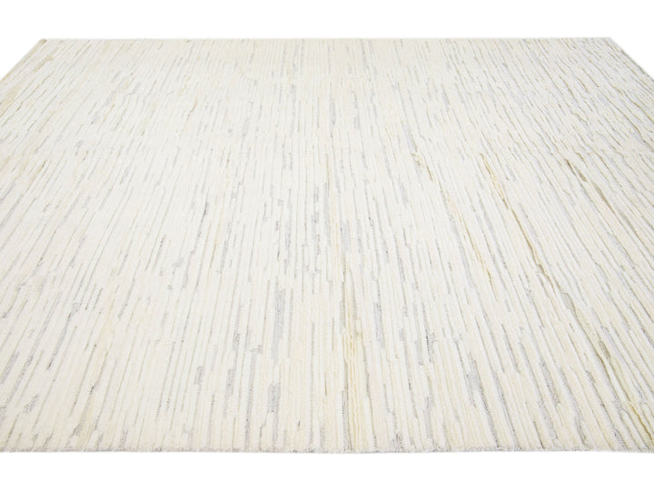 Modern Moroccan Style Wool Rug 10 X 14