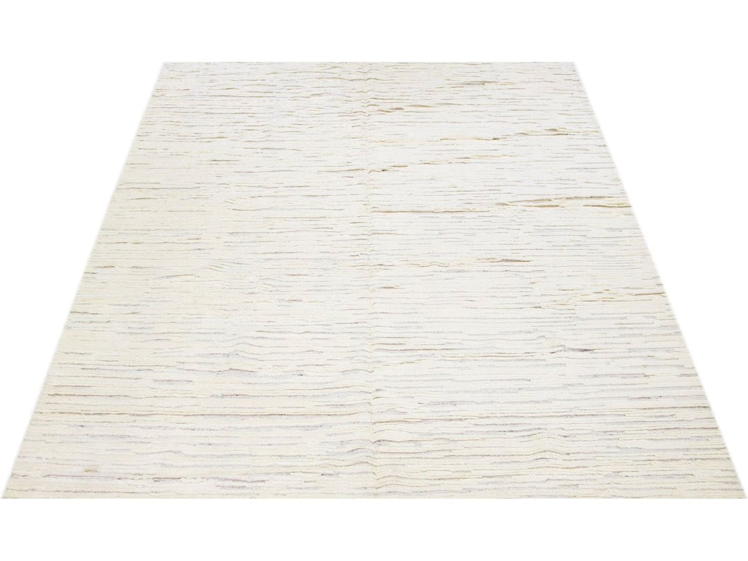 Modern Moroccan Style Wool Rug 10 X 14