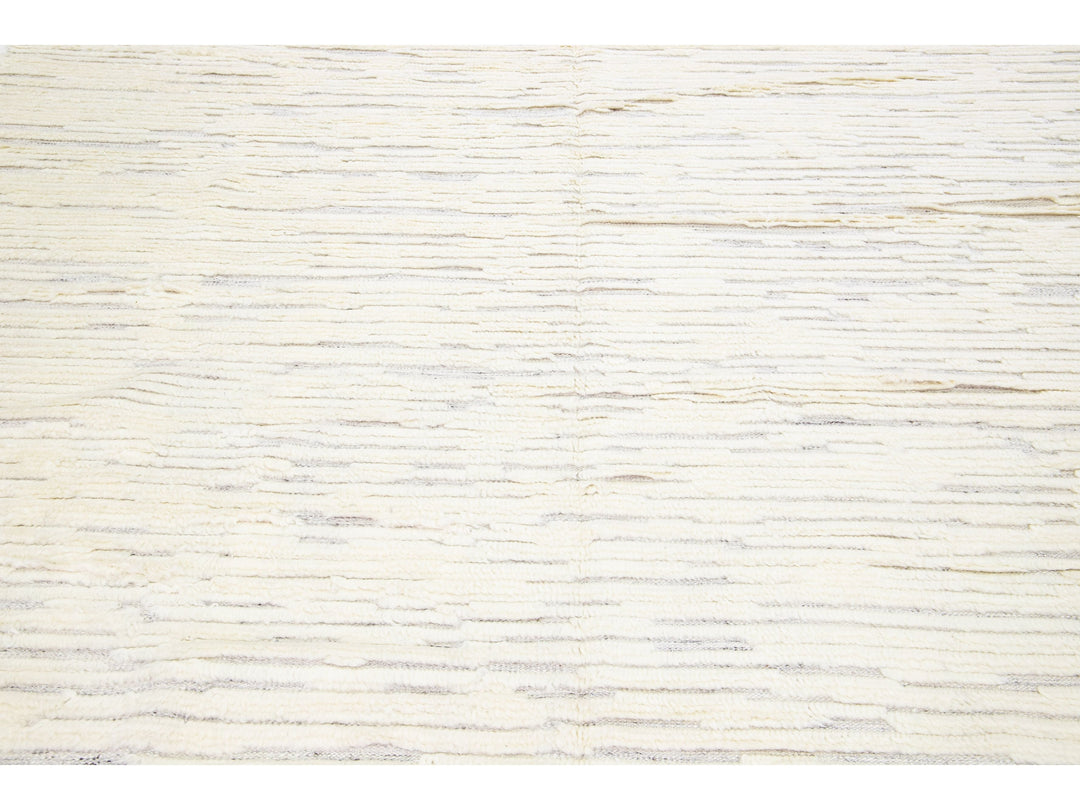 Modern Moroccan Style Wool Rug 10 X 14