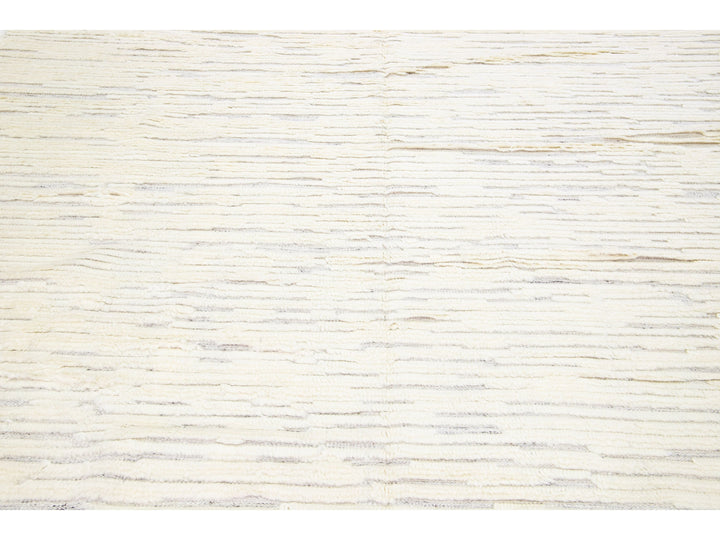Modern Moroccan Style Wool Rug 10 X 14