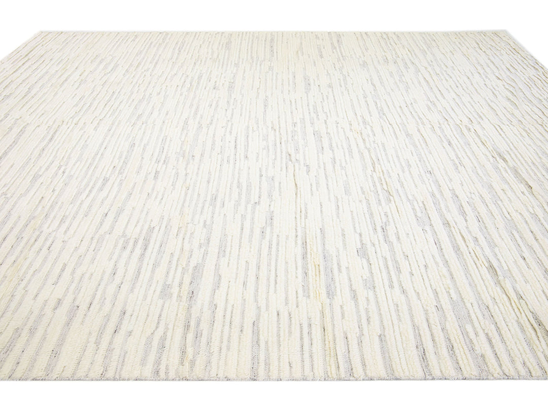 Modern Moroccan Style Wool Rug 12 X 15