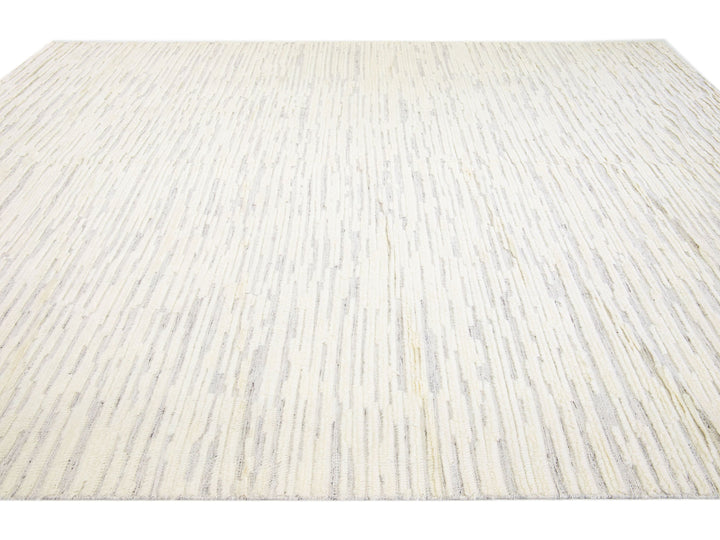 Modern Moroccan Style Wool Rug 12 X 15