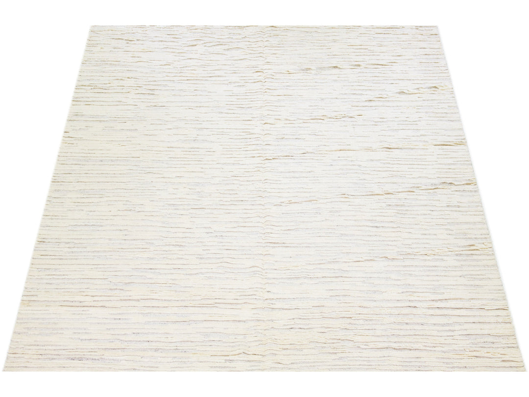 Modern Moroccan Style Wool Rug 12 X 15