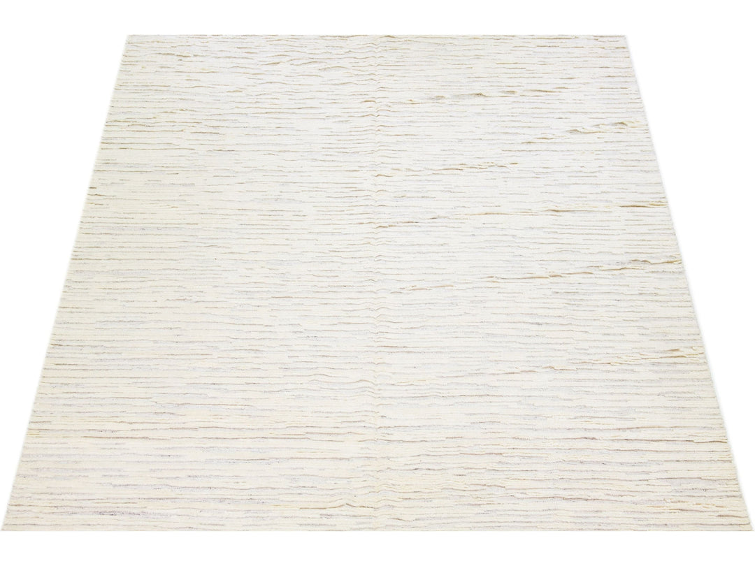 Modern Moroccan Style Wool Rug 12 X 15
