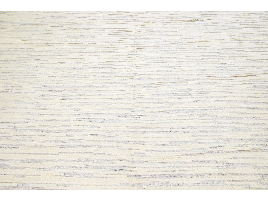 Modern Moroccan Style Wool Rug 12 X 15