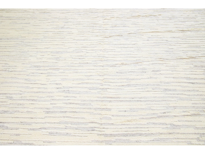 Modern Moroccan Style Wool Rug 12 X 15