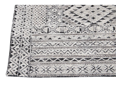 Modern Textured High Low Wool Rug 8 X 10