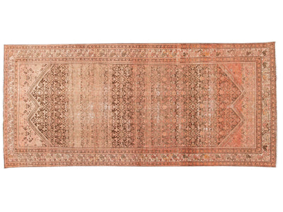 Antique Malayer Wool Runner 6 x 14